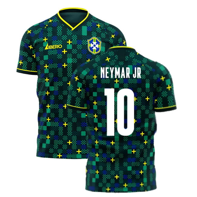 Brazil 2025-2026 Third Concept Football Kit (Libero) (NEYMAR JR 10)