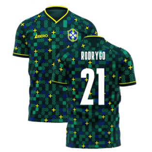 Brazil 2022-2023 Third Concept Football Kit (Libero) (RODRYGO 21)