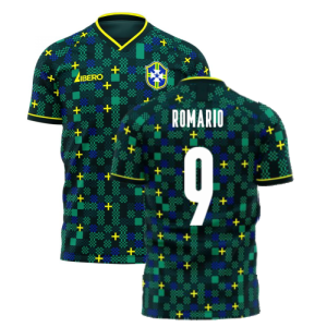 Brazil 2023-2024 Third Concept Football Kit (Libero) (ROMARIO 9)