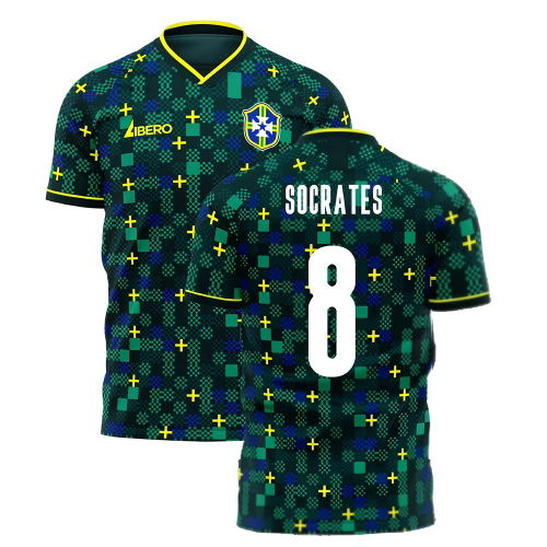 Brazil 2025-2026 Third Concept Football Kit (Libero) (SOCRATES 8)