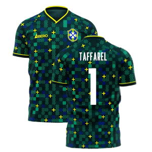 Brazil 2025-2026 Third Concept Football Kit (Libero) (TAFFAREL 1)
