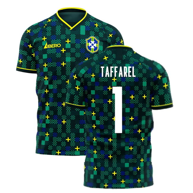 Brazil 2025-2026 Third Concept Football Kit (Libero) (TAFFAREL 1)