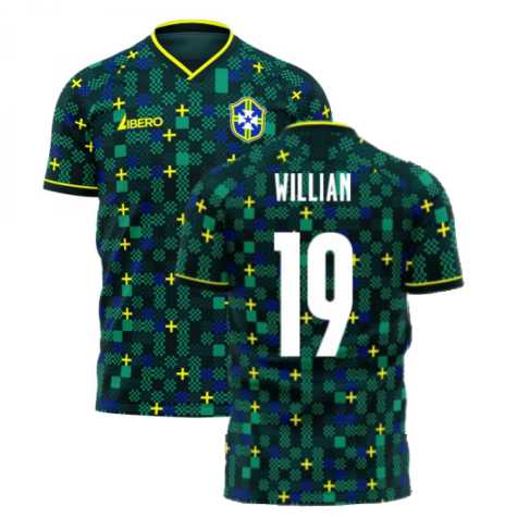 Brazil 2023-2024 Third Concept Football Kit (Libero) (WILLIAN 19)