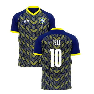 Brazil 2025-2026 Special Edition Concept Football Kit (Airo) (PELE 10)