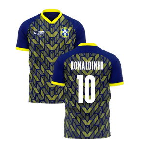 Brazil 2025-2026 Special Edition Concept Football Kit (Airo) (RONALDINHO 10)