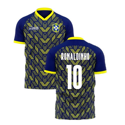 Brazil 2025-2026 Special Edition Concept Football Kit (Airo) (RONALDINHO 10)