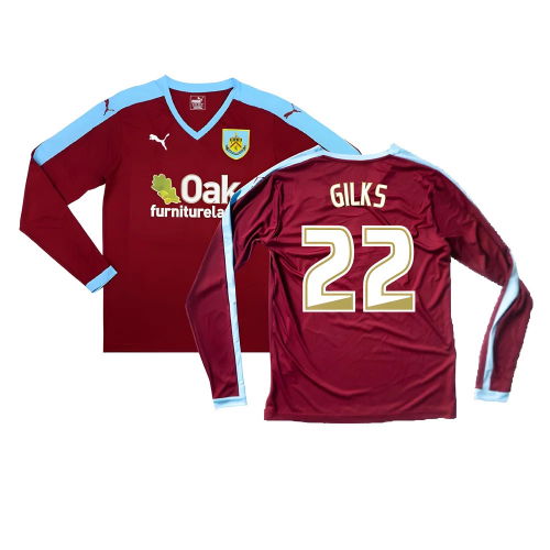 Burnley 2015-16 Long Sleeve Home Shirt ((Excellent) S) (Gilks 22)