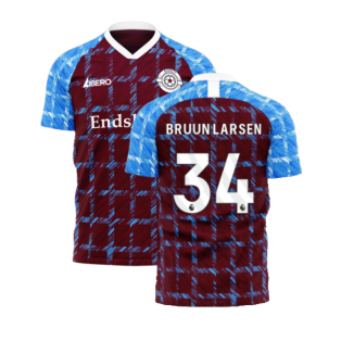Burnley 2023-2024 Home Concept Football Kit (Libero) (Bruun Larsen 34)