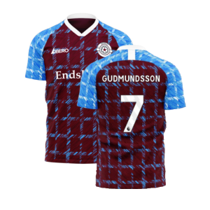 Burnley 2023-2024 Home Concept Football Kit (Libero) (GUDMUNDSSON 7)