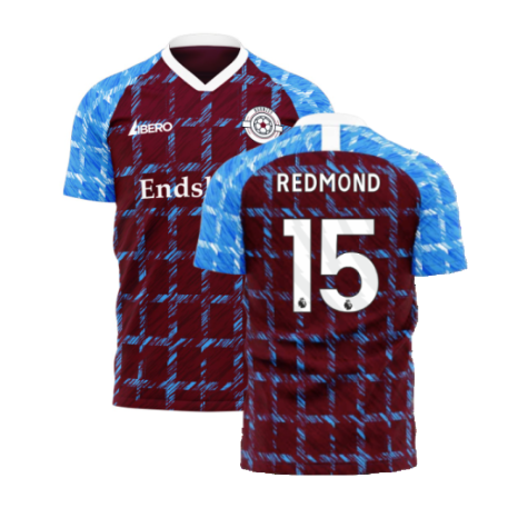 Burnley 2023-2024 Home Concept Football Kit (Libero) (Redmond 15)