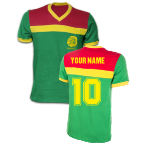 Cameroon 1989 Short Sleeve Retro Shirt 100% cotton