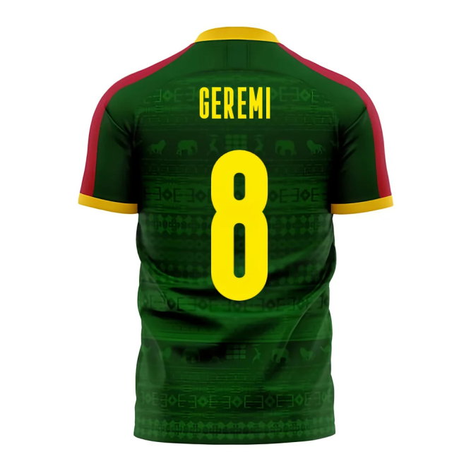 Cameroon 2025-2026 Home Concept Football Kit (Libero) (GEREMI 8)