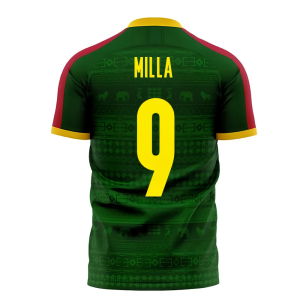Cameroon 2025-2026 Home Concept Football Kit (Libero) (MILLA 9)