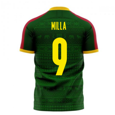 Cameroon 2022-2023 Home Concept Football Kit (Libero) (MILLA 9)