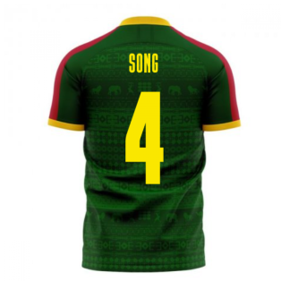 Cameroon 2023-2024 Home Concept Football Kit (Libero) (SONG 4)