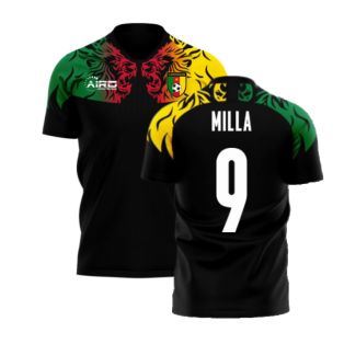 Cameroon 2023-2024 Third Concept Football Kit (Airo) (MILLA 9)