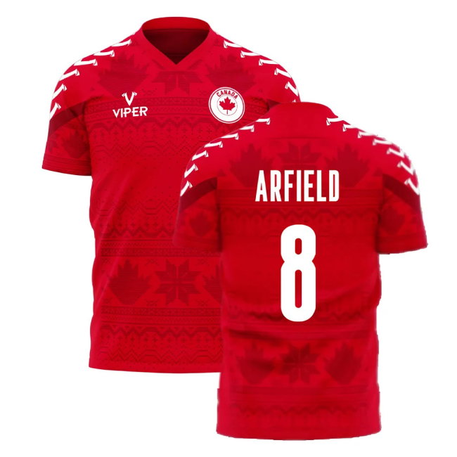 Canada 2025-2026 Home Concept Football Kit (Viper) (Arfield 8)