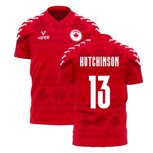 Canada 2025-2026 Home Concept Football Kit (Viper) (Hutchinson 13)
