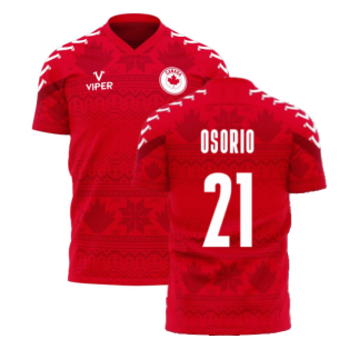 Canada 2022-2023 Home Concept Football Kit (Viper) (Osorio 21)