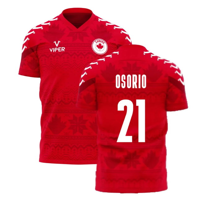Canada 2025-2026 Home Concept Football Kit (Viper) (Osorio 21)