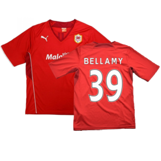 Cardiff 2013-14 Home Shirt ((Very Good) L) (BELLAMY 39)