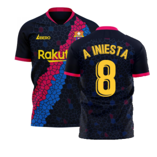 Catalonia 2023-2024 Away Concept Football Kit (Libero) (A INIESTA 8)