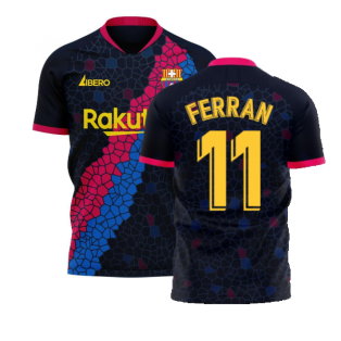 Catalonia 2023-2024 Away Concept Football Kit (Libero) (FERRAN 11)