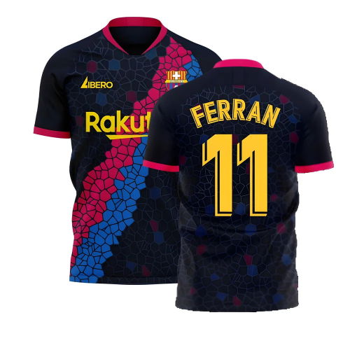 Catalonia 2025-2026 Away Concept Football Kit (Libero) (FERRAN 11)