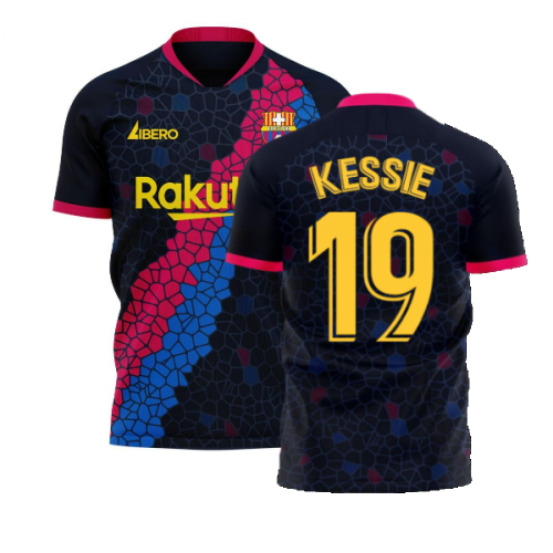 Catalonia 2025-2026 Away Concept Football Kit (Libero) (KESSIE 19)  Catalonia 2025-2026 Away Concept Football Kit (Libero) (KESSIE 19)