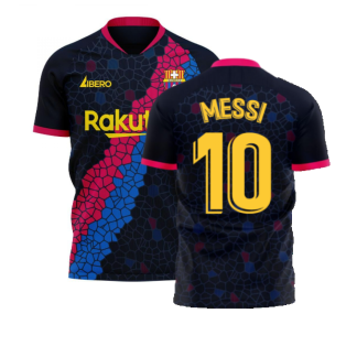 Catalonia 2023-2024 Away Concept Football Kit (Libero) (MESSI 10)