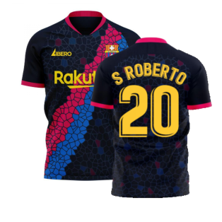 Catalonia 2023-2024 Away Concept Football Kit (Libero) (S ROBERTO 20)