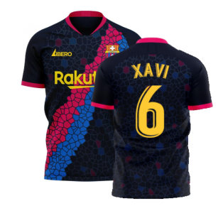 Catalonia 2023-2024 Away Concept Football Kit (Libero) (XAVI 6)