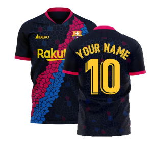 Catalonia 2025-2026 Away Concept Football Kit (Libero)