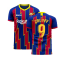 Catalonia 2023-2024 Home Concept Football Kit (Libero) (CRUYFF 9)