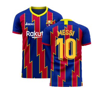 Catalonia 2023-2024 Home Concept Football Kit (Libero) (MESSI 10)