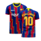 Catalonia 2023-2024 Home Concept Football Kit (Libero) (RONALDINHO 10)