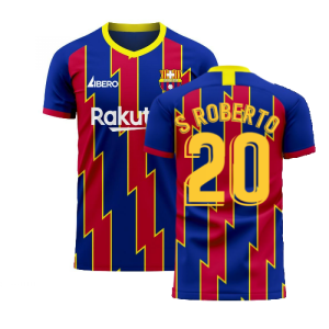 Catalonia 2023-2024 Home Concept Football Kit (Libero) (S ROBERTO 20)