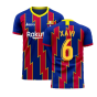 Catalonia 2023-2024 Home Concept Football Kit (Libero) (XAVI 6)