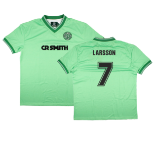 Celtic 1984-1986 Away Retro Football Shirt (Larsson 7)