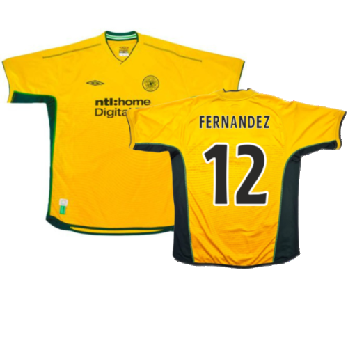 Celtic 2002-03 Away Shirt (Excellent) (Fernandez 12)