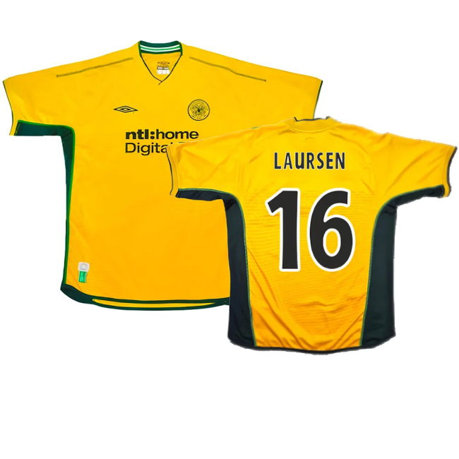 Celtic 2002-03 Away Shirt (Excellent) (Laursen 16)