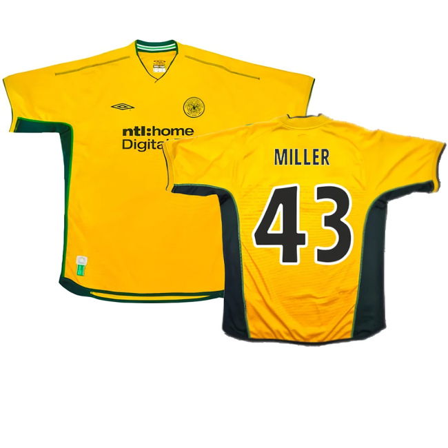 Celtic 2002-03 Away Shirt (Excellent) (Miller 43)