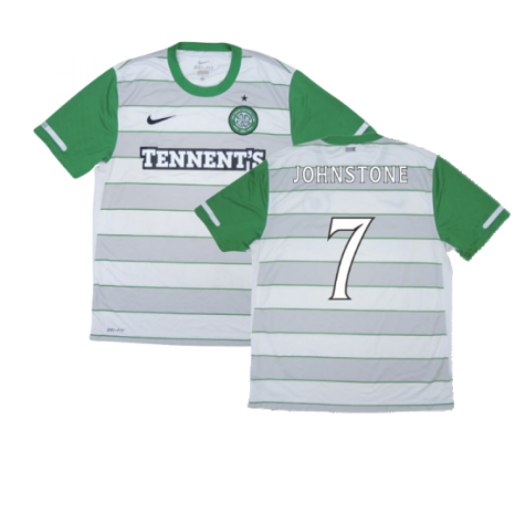 Celtic 2011-12 Away Shirt ((Excellent) L) (JOHNSTONE 7)