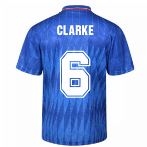 Chelsea 1990 Retro Football Shirt (Clarke 6)
