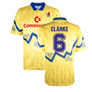 Chelsea 1990 Third Football Shirt (Clarke 6)
