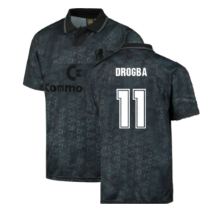 Chelsea 1992 Black Out Retro Football Shirt (Drogba 11)