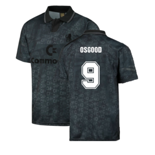 Chelsea 1992 Black Out Retro Football Shirt (Osgood 9)