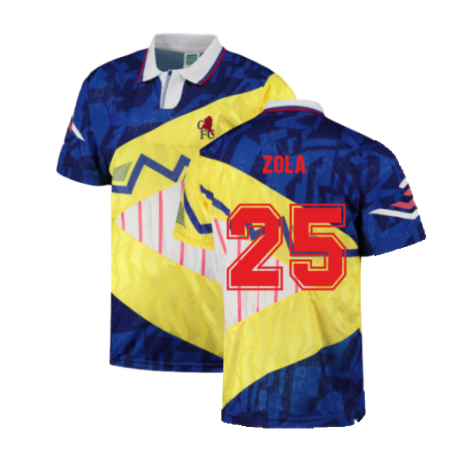 Chelsea 1992 Mash Up Retro Football Shirt (Zola 25)