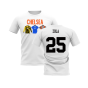 Chelsea 1995-1996 Retro Shirt T-shirts - Text (White) (Zola 25)