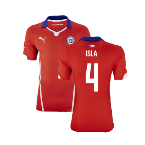 Chile 2014-15 Home Shirt ((Excellent) XL) (Isla 4)